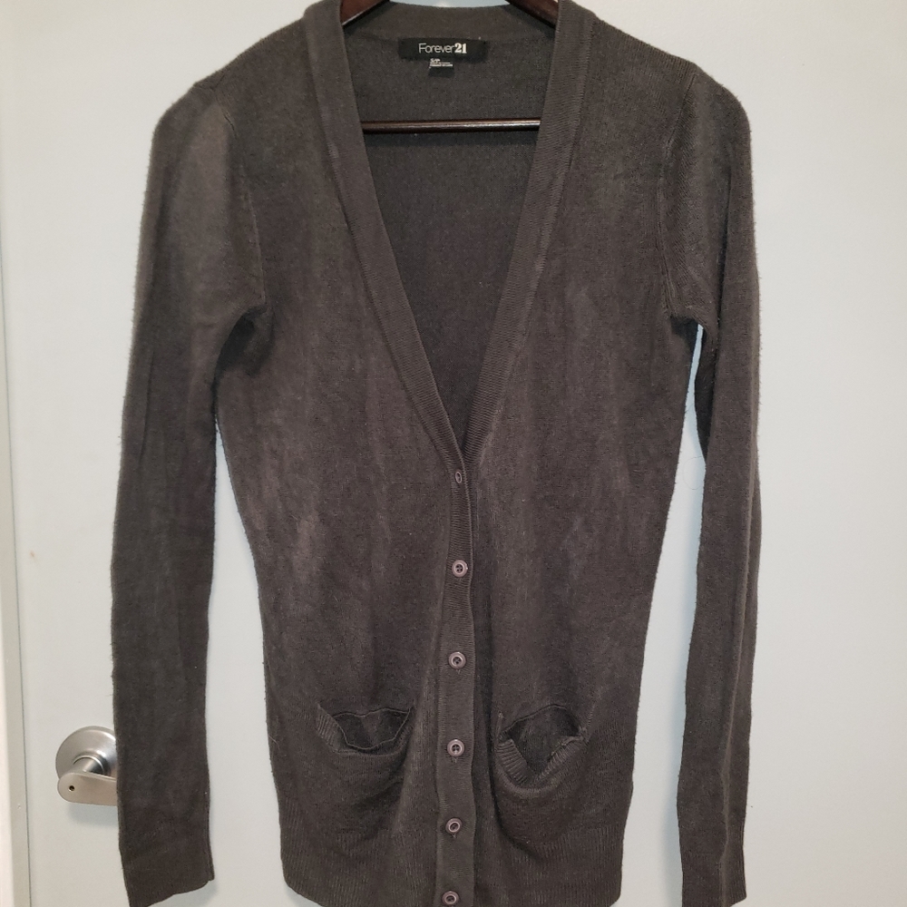 Forever 21 button up sweater